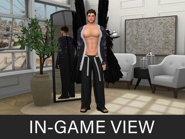 Sims 4 — By Beto - Circe (Top) by Beto_ae0 — Male fairy outfit, enjoy it