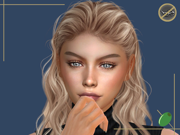 Sims 4 — Fluttery 3D Lashes Glasses Contradict by Pitted0live — Wispy, fluttery lightweight eyelashes 2 versions