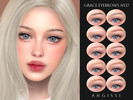 Sims 4 — Grace Eyebrows N137 by ANGISSI — PREVIEWS MADE USING HQ MOD Female Teen to elder