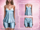 Sims 4 — SABRINA PAJAMA SET by Joan_Campbell_Beauty_ — INCLUDES: TOP (3 swatches)