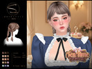 Sims 4 — (TeaTimeAtelier)sclub_ts4_hair_ 080226 by S-Club — Double braids hairstyle, hope you like, thank you.
