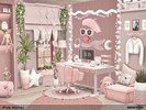 Sims 4 — Pink Atelier by Nessca — Pink Atelier is a charming room for studying and working. It is very pink and