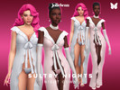 Sims 4 — Sultry Nights Nightgown by Joliebean — A remake of my very old convertation from TS3 Sultry Nights Nightgown