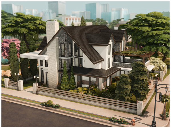 Sims 4 — MM. Modern Villa 16 by Merin_Martini — My Sims 4 lots some are inspired from random pictures that I found on the