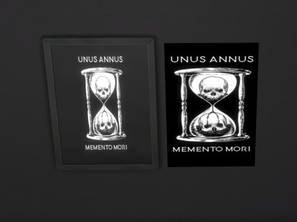 Sims 4 — Unus Annus Poster by ChromeAndChaos — Unus Annus Posters, framed and unframed. Memento Mori.