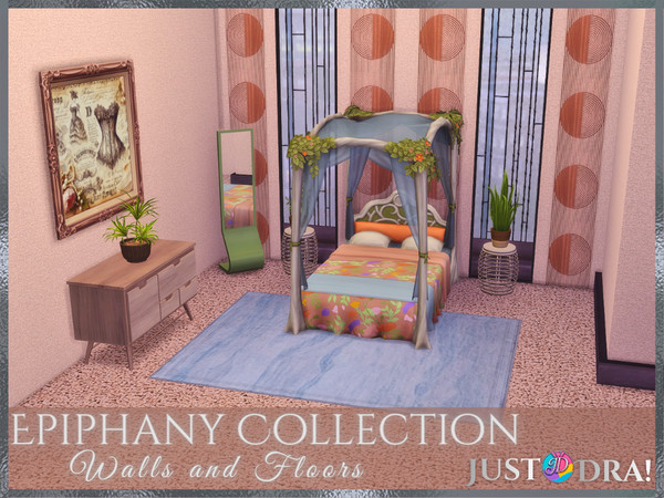 Sims 4 — Epiphany Walls by Draven298 — The Epiphany Walls are part of The Epiphany Collection and feature seven