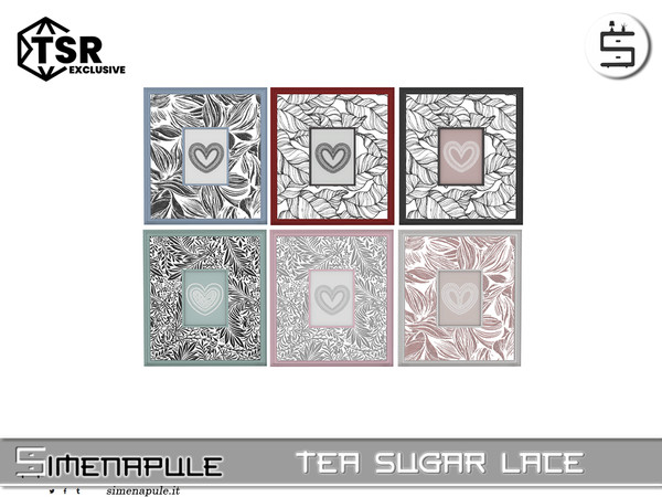 Sims 4 — [SeN4] Tea Sugar Lace - Painting 01 by Simenapule — Tea Sugar LaceTea Sugar LaceTea Sugar Lace