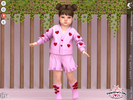 Sims 4 — Love Love Top- Toddler by KaTPurpura — Wool sweater top with heart embellishments