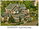 Sims 4 — Crystal Valley Cottage by RayDesign9 — I build this house in Gibbi Point, 30x20 lot size with 2 floors. This
