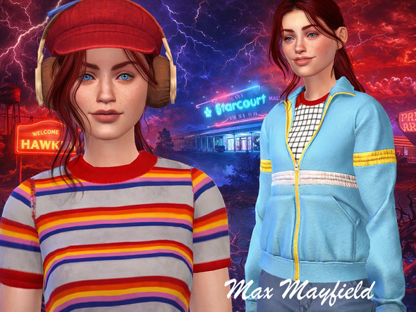 Sims 4 — Sim inspired by Max Mayfield by HeavenDaniels77 — My sim version of Max from Stranger Things