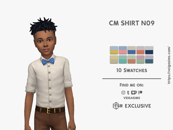 Sims 4 — CM SHIRT N09 by David_Mtv2 — For child only;