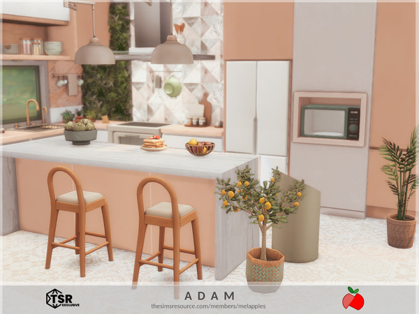 Sims 4 — Adam - kitchen by melapples — a modern and cozy kitchen. enjoy! 5x7