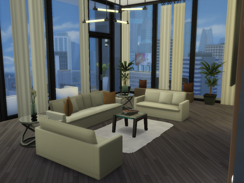 The Sims Resource | Family Sky-High Penthouse_ABDesignStudios (No CC)