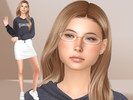 Sims 4 — Silvia Brink by grinchk7 — (Teen Sim) If you want the Sim to look the same as in the pictures you need to