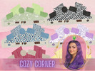 Sims 4 — Cozy Corner Seat by gokcemsims — Bring comfort and charm to your interiors with the Cozy Corner Seat. Designed