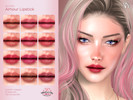Sims 4 — VELYSEA Amour Lipstick by VELYSEA — -Lipstick category -HQ comatble -12 swatches