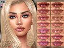 Sims 4 — Adelynn Lipstick N299 by MagicHand — Glossy lips in 16 colors - HQ Compatible.