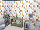 Sims 4 — Circles Wallpaper by lavilikesims — A set of 3 walls in 3 colours, plus all wall sizes
