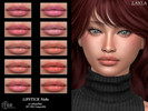 Sims 4 — Glossy Lipstick N282 by Layla — Female Glossy Lipstick Previews were made using HQ Mod