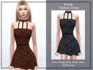Sims 4 — Yasmin Dress by _Rosede_ — For Teen, Young Adult, Adult, Elder