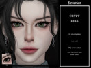Sims 4 — Crypt Eyes by Venerian (Non-Default and Face Paint) by Venerian — 24 swatches All ages No gender or frame