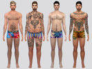 Sims 4 — Preston Boxer Brief by McLayneSims — TSR EXCLUSIVE