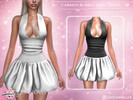 Sims 4 — CARMEN BUBBLE SKIRT DRESS by Joan_Campbell_Beauty_ — 10 swatches Custom thumbnail Original mesh