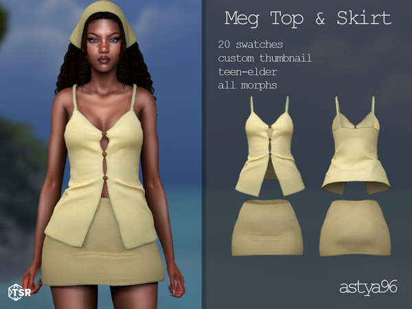 Sims 4 — Meg Top & Skirt by astya96cc — 20 swatches custom thumbnail
