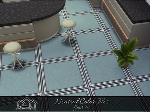 Sims 4 — Neutral Color Tiles floor 2 by Emerald — Porcelain tiles can withstand years of rough use and are scratch