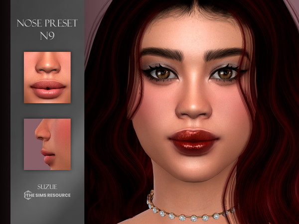 Sims 4 — Vera Nose Preset N9 by Suzue — New Preset (Suzue)