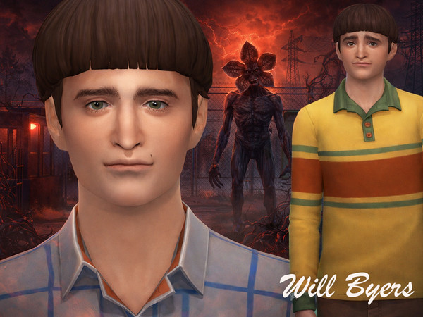 Sims 4 — Sim inspired by Will Byers by HeavenDaniels77 — My version of Will Byers from Stranger Things