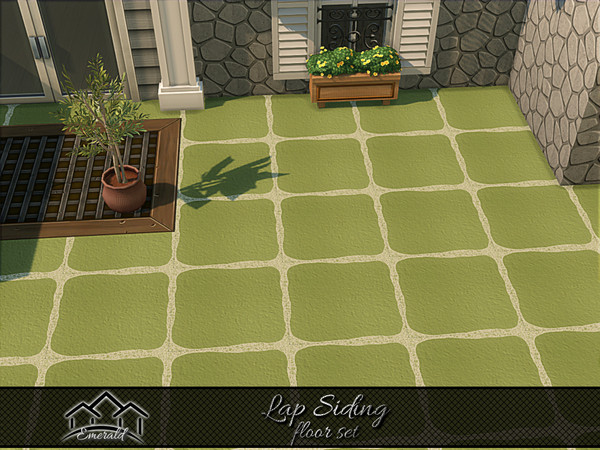 Sims 4 — Lap Siding floor2 by Emerald — Aesthetic lap siding offering natural beauty and tactile feel.(floor set)