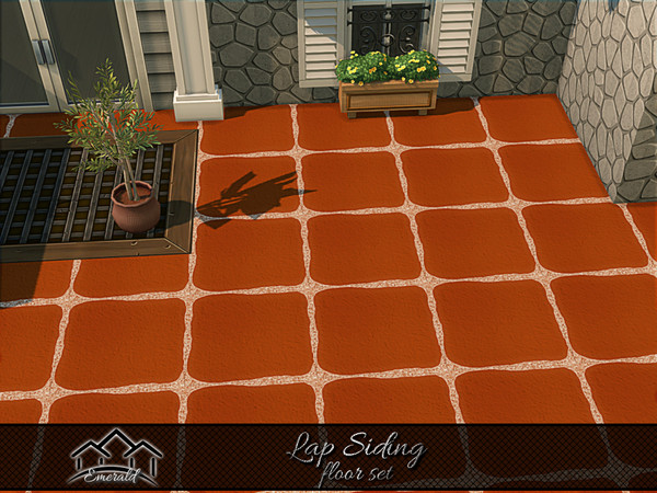 Sims 4 — Lap Siding floor4 by Emerald — Aesthetic lap siding offering natural beauty and tactile feel.(floor set)