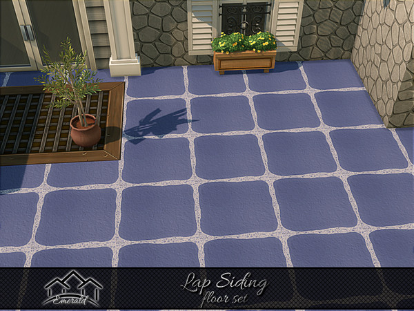Sims 4 — Lap Siding floor6 by Emerald — Aesthetic lap siding offering natural beauty and tactile feel.(floor set)