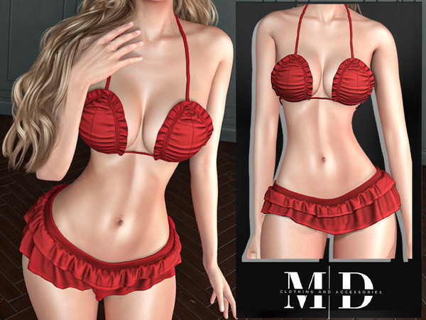 Sims 4 — sexy rose summer bikini set by Mydarling20 — Outfit Information Age Groups: Teens, Young Adults, Adults, Elders