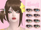 Sims 4 — [Learxfl] Soft Glass Eyes by Learxfl — Eyes, 10 swatches , HQ and BGC . Standalone item with thumbnail.