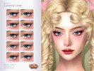 Sims 4 — (Tea Time) VELYSEA Lunette Liner by VELYSEA — -Eyeliner category -HQ comatble -10 swatches