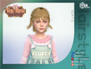 Sims 4 — Tea Time Atelier - Braids Hair for Children - Ginko 247C by Daisy-Sims — 21 base colors + 9 ombre colors
