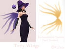 Sims 4 — Terly Wings by Dissia — Fantasy partly transparent wings !! Enchanted by Nature Pack Needed !!