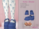Sims 4 — Tea Time Aiko Shoes by astya96cc — 25 swatches