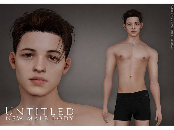 Sims 4 — Untitled - SKIN by OneOfTheseDays — 5 swatches with eyebrows