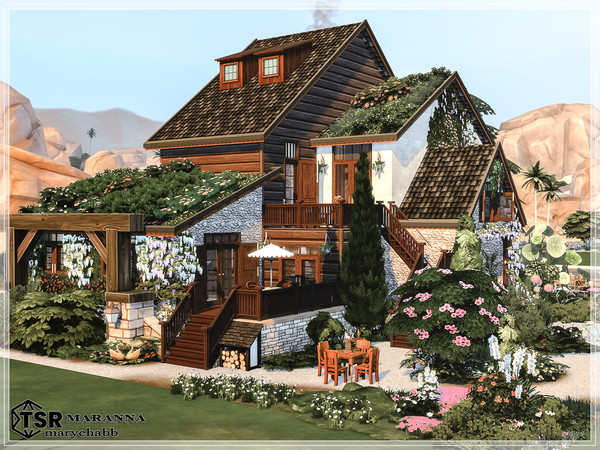 Sims 4 — Maranna by marychabb — Hello, today I wanted to show you my new house built on a 30x40 The house has been tested