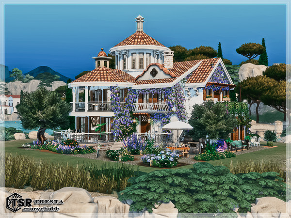 Sims 4 — Tresta by marychabb — Hello, today I wanted to show you my new house built on a 20x20. The house has been tested