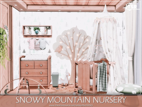 Sims 4 — Snowy Mountain Nursery by MychQQQ — Value: $ 5,035