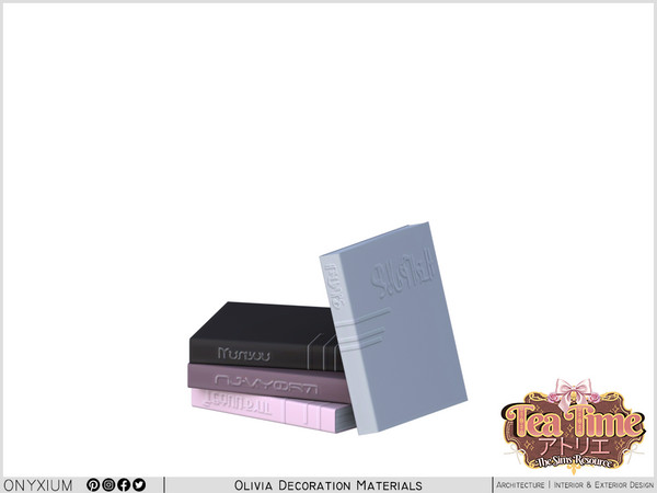 Sims 4 — Olivia Books by Onyxium — All meshes design are belongs to me.