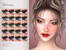 Sims 4 — VELYSEA Zenira Eyes by VELYSEA — -Face Paint category -HQ comatble -20 swatches