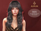 Sims 4 — Raeve - Long Wolf Cut Hairstyle by Aurum — New mesh