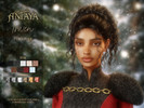 Sims 4 — Antaya - Irwen Fur Stole by VentaStudio — Irwen Fur Stole Solid