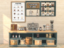 Sims 4 — Coffee Corner Part 2 by Comiko — Part 2 - Coffee Corner Set is base game compatible and consist of 7 items -