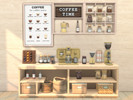 Sims 4 — Coffee Corner Part 4 by Comiko — Part 1 - Coffee Corner Set is base game compatible and consist of 7 items -